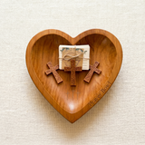 Soluna – Heart-Shaped Prayer Bowl with 24 Blessing Cards