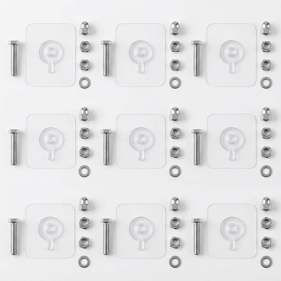 Gripstay – Heavy duty invisible adhesive wall hooks