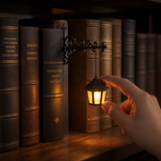 Miniature Street Lamp Bookend