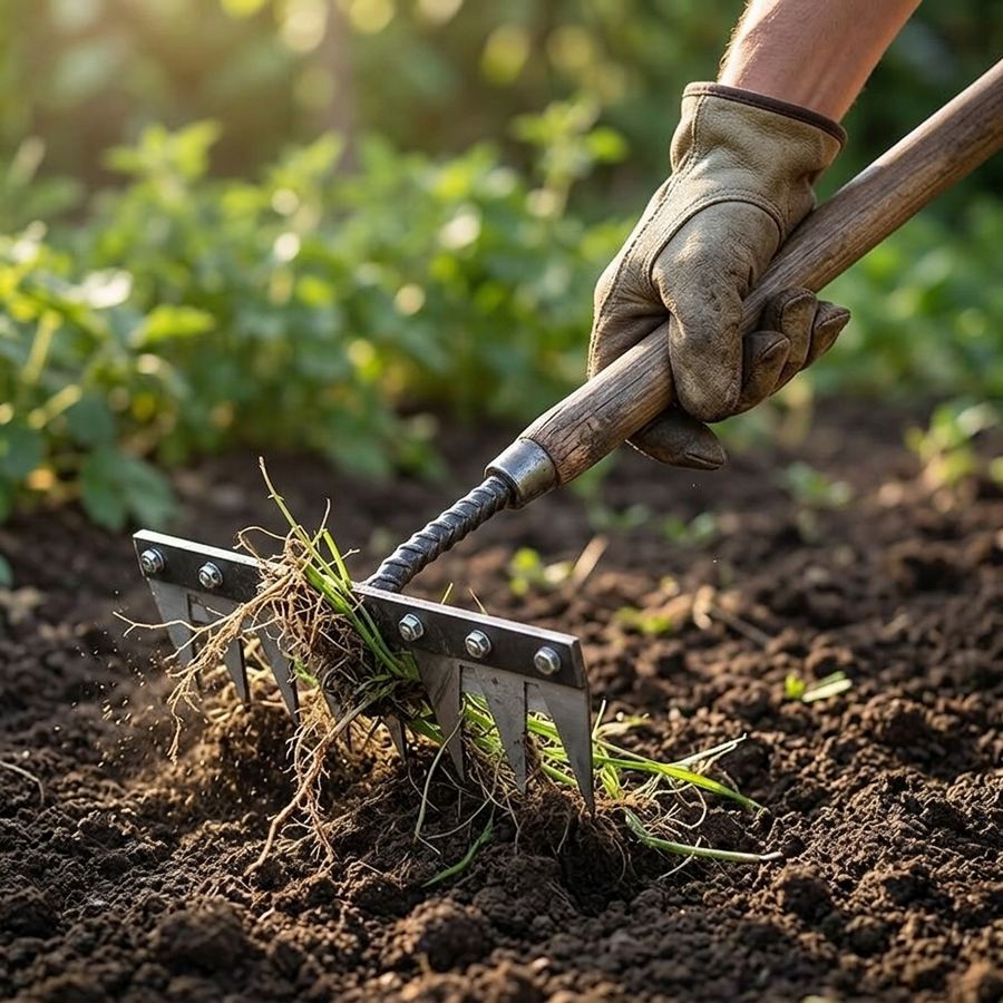 Rootgrip – Heavy Duty Garden Weeding Rake