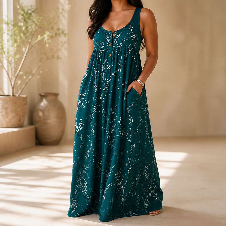 Stillwear – Maxi Dress That Drapes, Never Clings