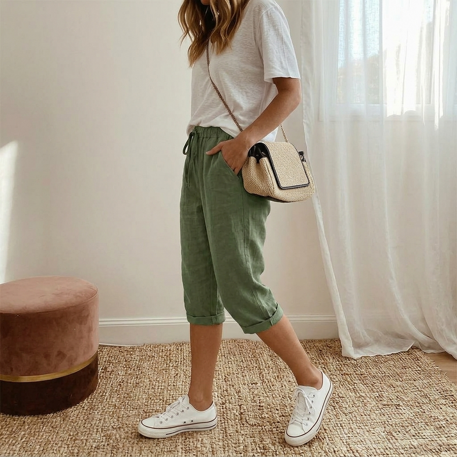 Lyora – Women's Capri Pants for Effortless Everyday Style
