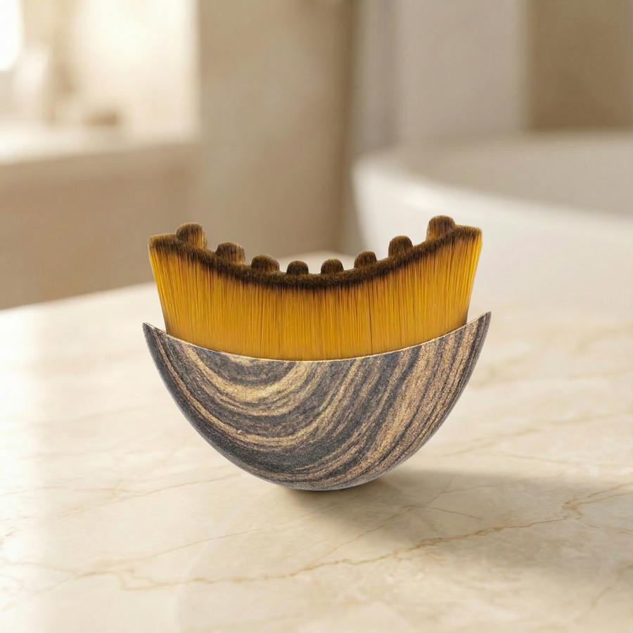 Veluna – Soft Bristle Facial Contour Brush