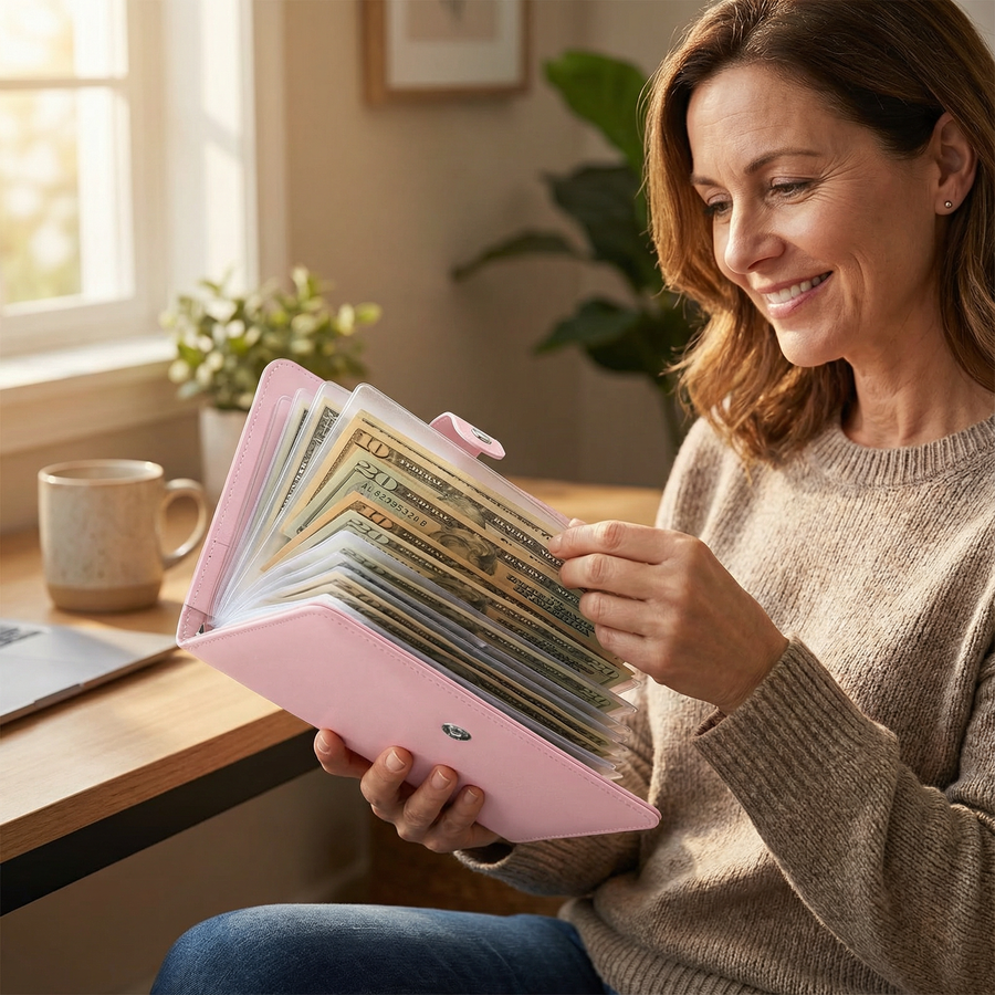 Savora – 50-Pocket Savings Challenge Binder