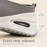 Stelora – Knit Mesh Slip On Sneakers for Women, Cushioned Everyday Walking Shoes