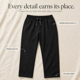 Aerelle – Women's Lightweight High Waist Pants with Zip Pockets