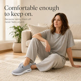Stelora – Knit Mesh Slip On Sneakers for Women, Cushioned Everyday Walking Shoes