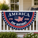Libertara - 250th Anniversary America Fan Flag