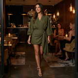 Velara – Kimono Sleeve Wrap Dress for Women
