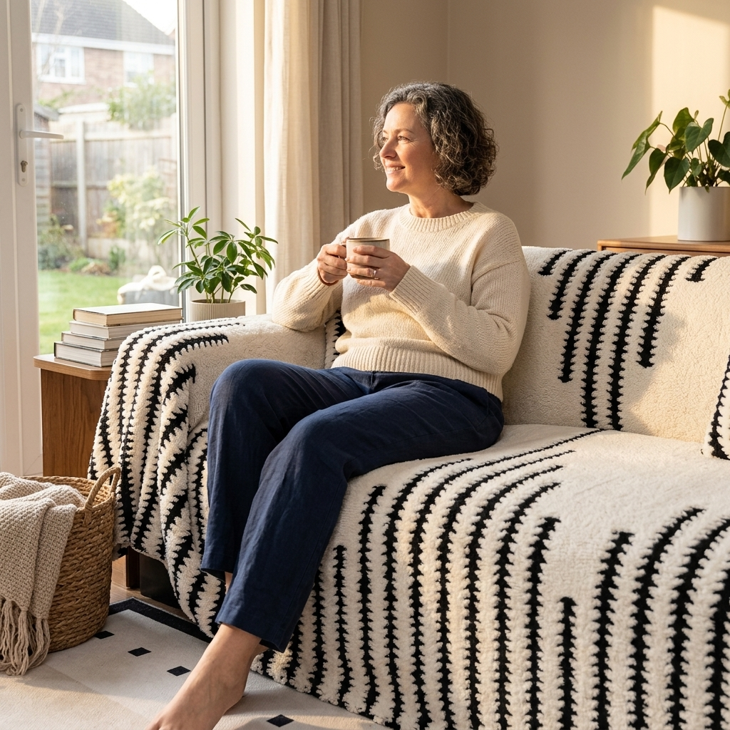 Velura - Non-Slip Plush Couch Cover