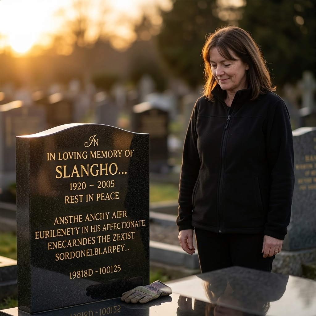 StoneTouch – Weatherproof Gold Marker for Headstones