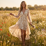 Florenza – Women's Asymmetric Boho Maxi Dress