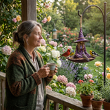 Willowspell – Meditating Witch Bird Feeder