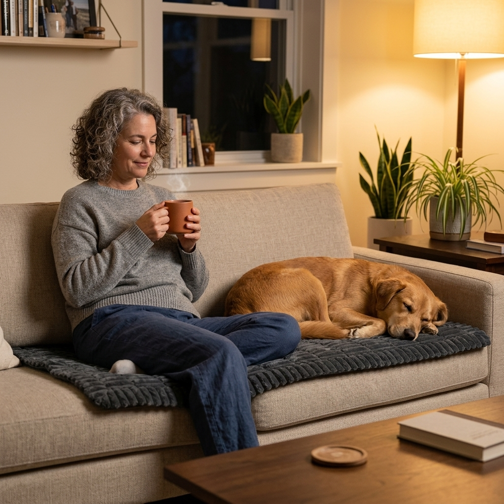 Pawlora – Plush Non Slip Couch Protector for Pets