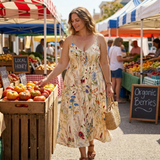Floressa – Women's Wildflower A-Line Midi Sundress
