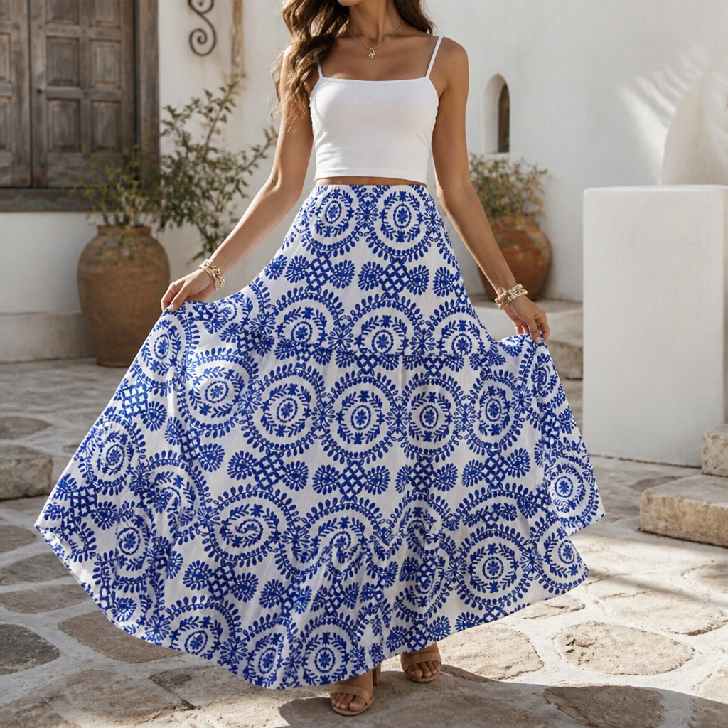 Swayla – Tiered Maxi Skirt That Moves Like It's Made For You