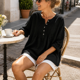 Pleatline – The Tunic Blouse That Skims, Never Clings
