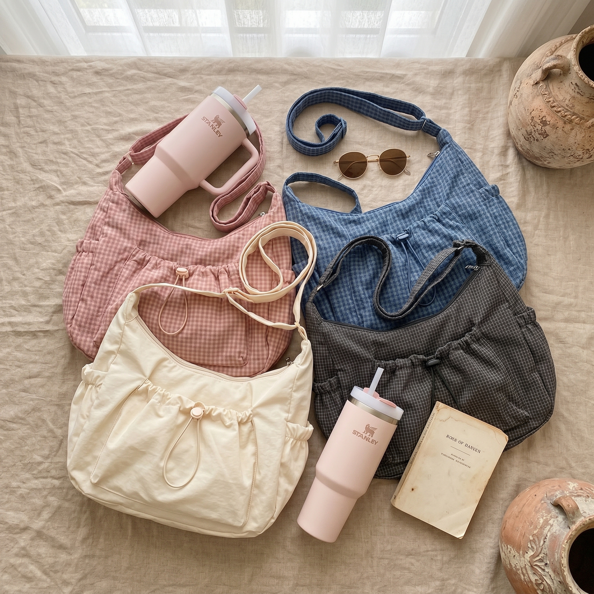 Nela – Slouchy Hobo Crossbody Bag