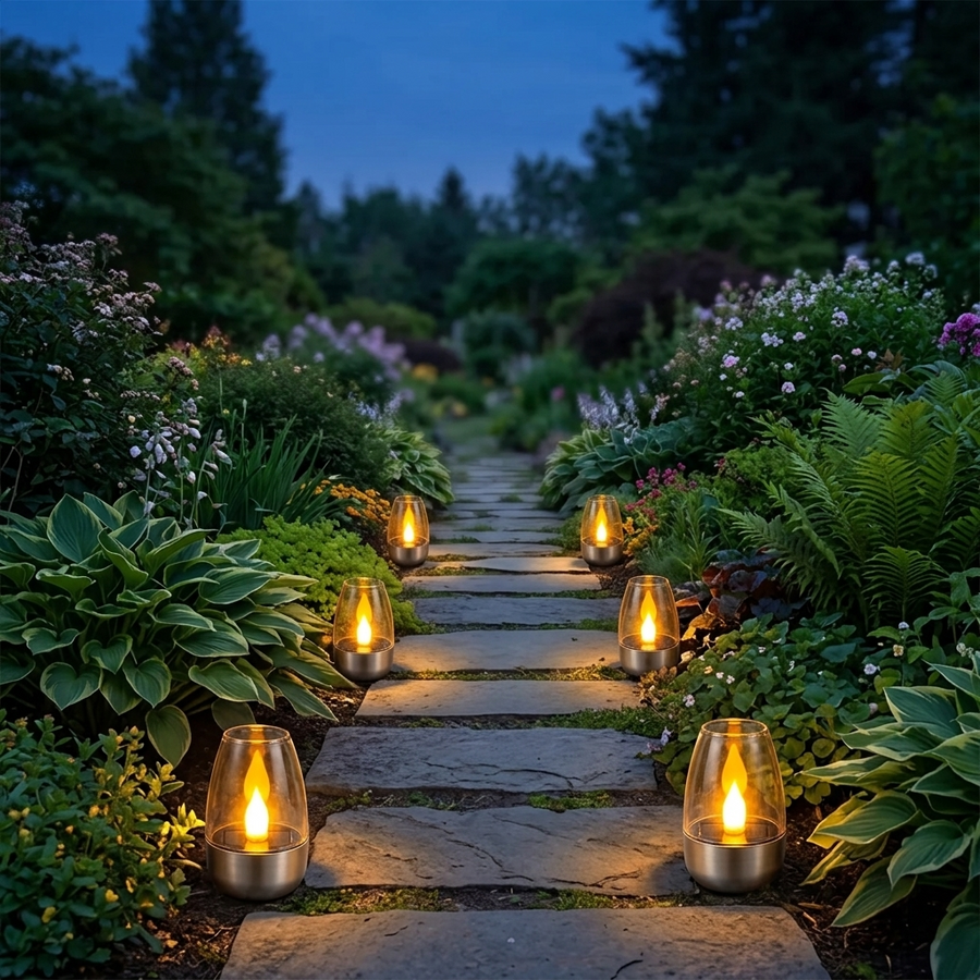 Lumivara – Solar Flickering Candle Light for Outdoor Evenings