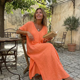 Lunessa – Women's breezy cotton linen summer dress