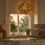 Olivelle – Warm-Glow Olive Wreath for Doors and Walls