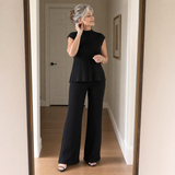 Selmira – Women's Ribbed Knit Two-Piece Set