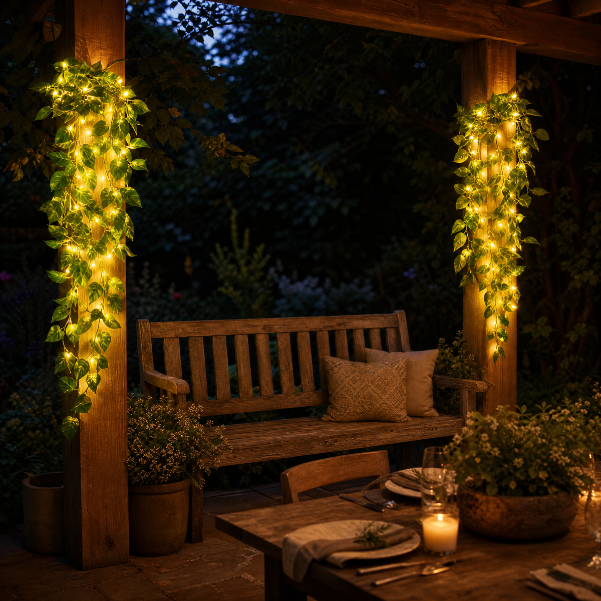 Verdant Vine – Glowing Hanging Vine Light