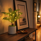 Palmora – Areca Palm LED Lamp with Pot