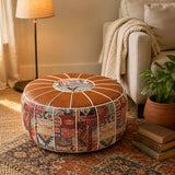 Marokka – Bohemian Storage Ottoman Pouf with Hidden Compartment