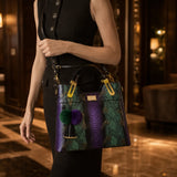 Vestralia – Iridescent Snakeskin-look Tote Bag