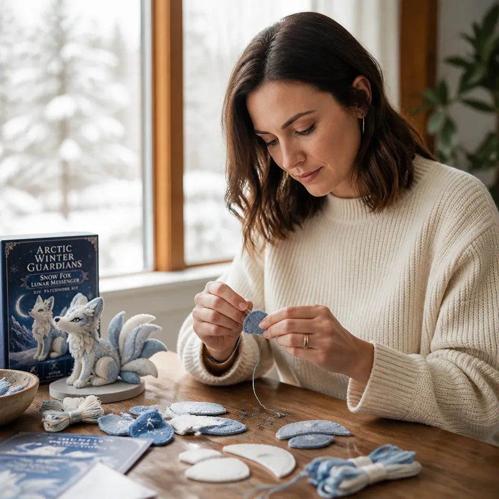 Stitchling – Winter Guardian DIY Felt Sewing Kit for Beginners