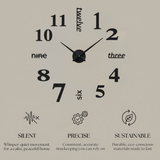 Numeris - Creative DIY Wall Clock for Modern Spaces