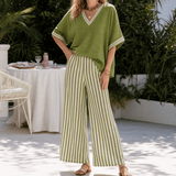 Lorna – Women's Airy Linen-like Two-Piece Set