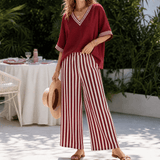 Lorna – Women's Airy Linen-like Two-Piece Set