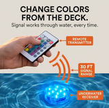 LumaGlow – Submersible Pool Light with Remote