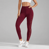 Luxefit – High Waisted Mesh Leggings with Hidden Pocket