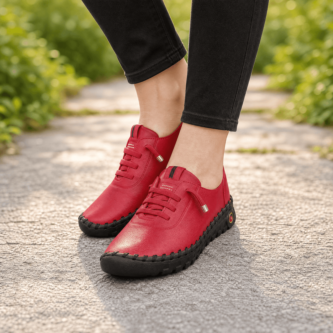 Marlowe – Hand-Stitched PU Loafers for All-Day Comfort