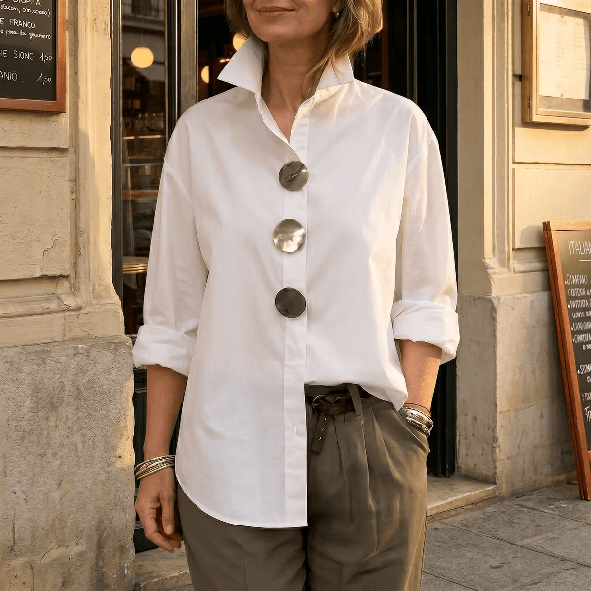 Milenza – Italian Style Statement Blouse