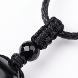 Noctera – Macramé-Wrapped Obsidian Pendant