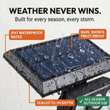 Northwall – 3-Head Solar Wall Light with Motion Sensor