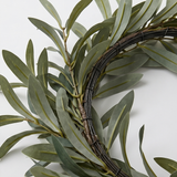 Olivelle – Warm-Glow Olive Wreath for Doors and Walls