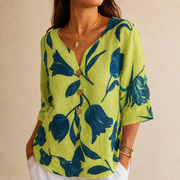 Blue on Chartreuse