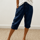 Lunava – Lace-Side Capri Pants for Women