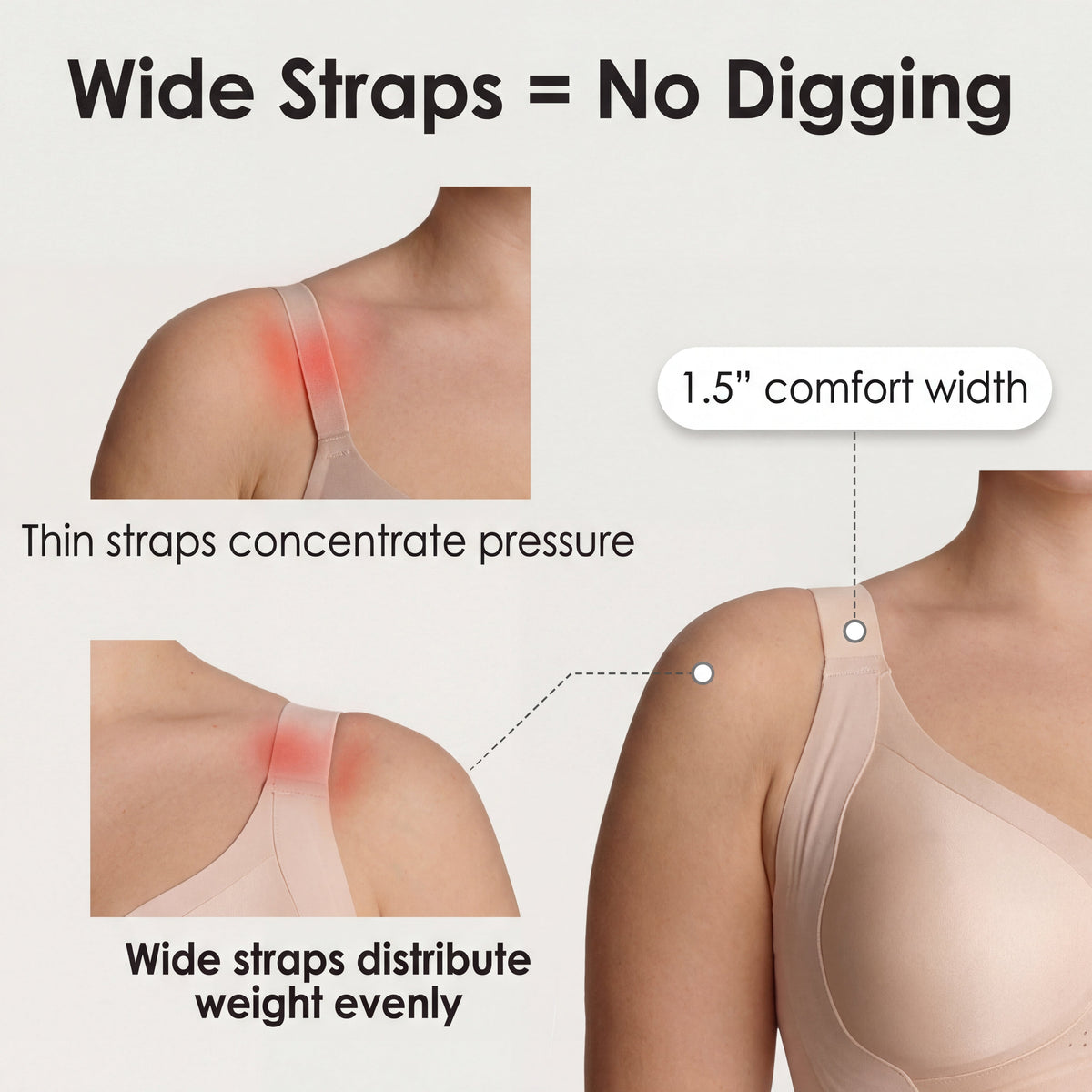 Veluna – Women's Full Coverage Wireless Support Bra