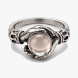 Orbivra – Gothic crystal ball statement ring
