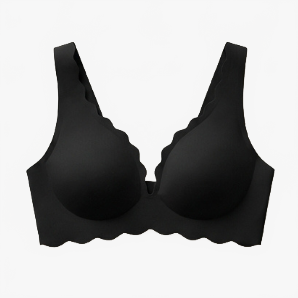 Veluna – Women's Deep V Wireless Lift Bra