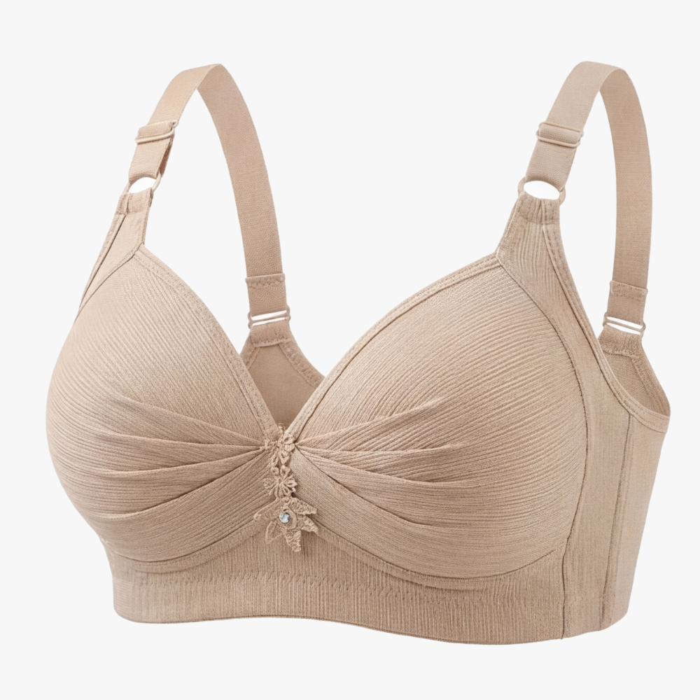 Veluna - Women's Plus Size Wireless Comfort Bra (1+1 Free)