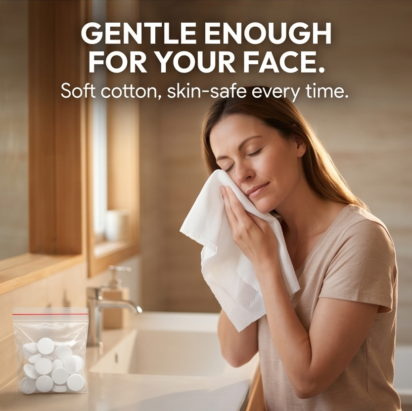 Pocketex – Compressed Cotton Towel Tablets
