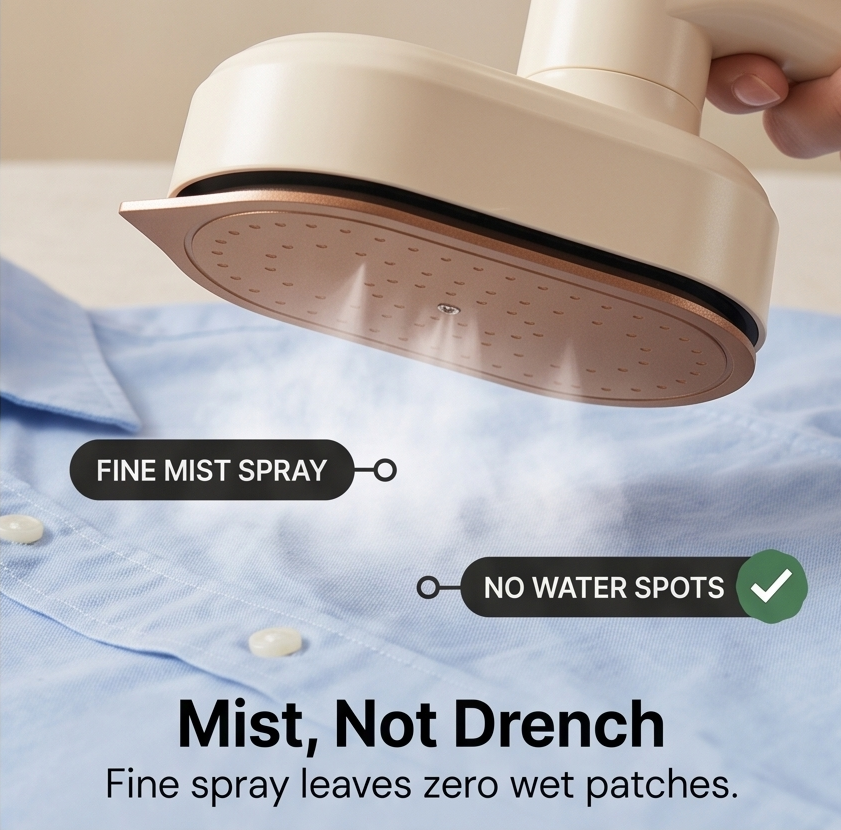Steamly – Portable Rotating Steam Iron for Travel