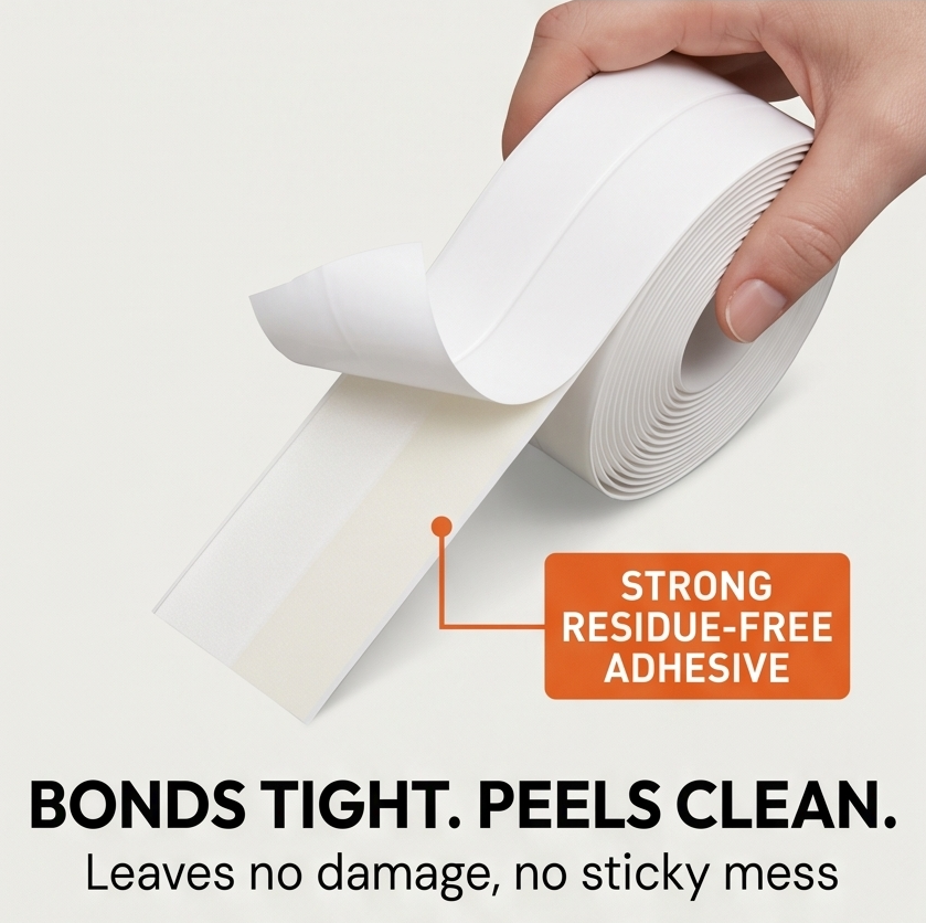 Seamly – Peel-and-Stick Caulk Seal Tape